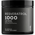 Toniiq trans resveratrol 1000mg supplement bottle front view