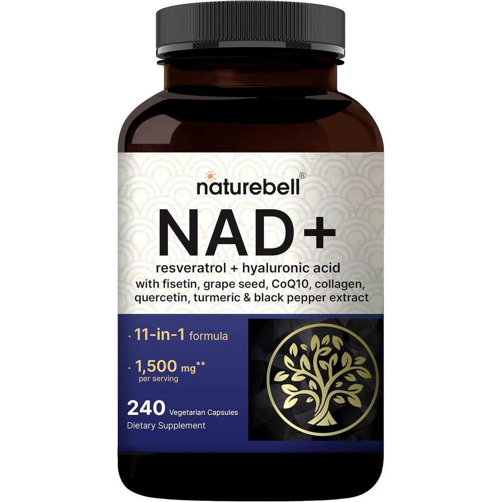 NatureBell NAD+ 11-in-1 Complex front view bottle packaging