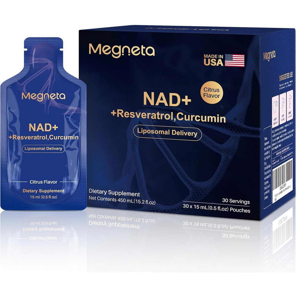 Megneta Liposomal NAD Plus Supplement front packaging