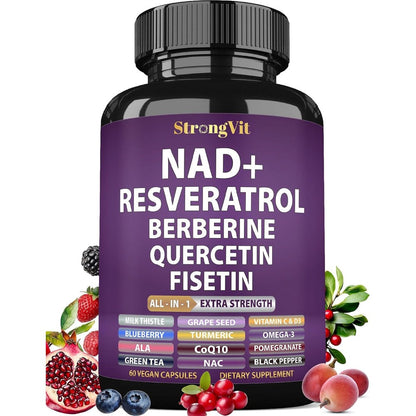 Neumina NAD Resveratrol Supplement bottle front view