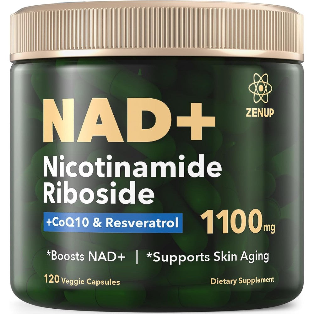 ZenUP NAD+ 1100mg Liposomal supplement bottle front view