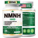 Satoomi NMNH 1000mg 120 Vegan Capsules front view