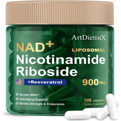 ArtDietistX NAD+ Nicotinamide Riboside 900mg front view