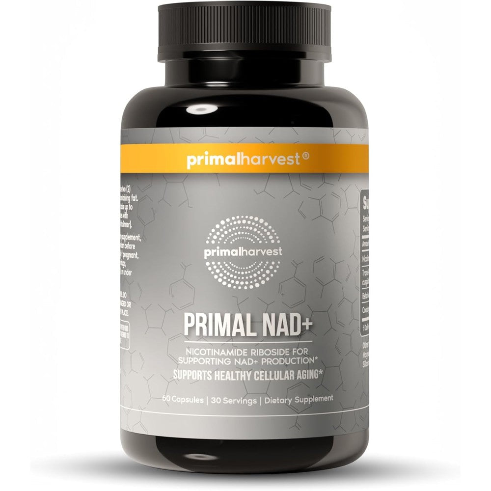 Primal Harvest NAD Plus supplement bottle front view