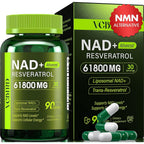 Vcbird Nad Plus Resveratrol Supplement front view bottle packaging