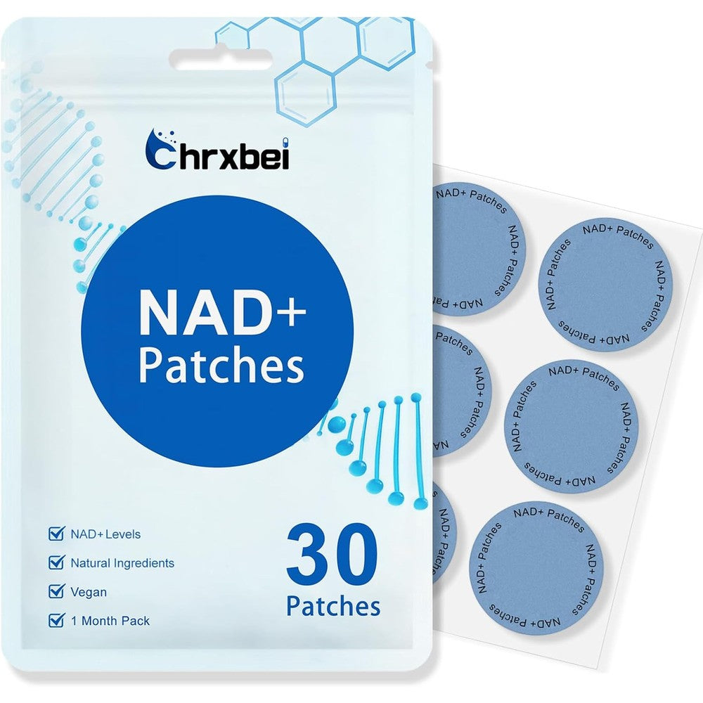 Chrxbei NAD+ Patches for Women and Men front packaging