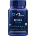 Life Extension Glycine 1000 mg front view supplement bottle
