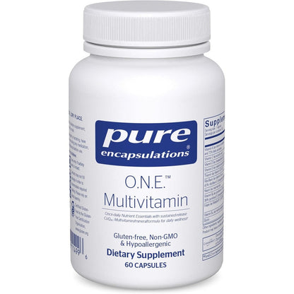 Pure Encapsulations O.N.E. Multivitamin 60 Capsules front bottle view