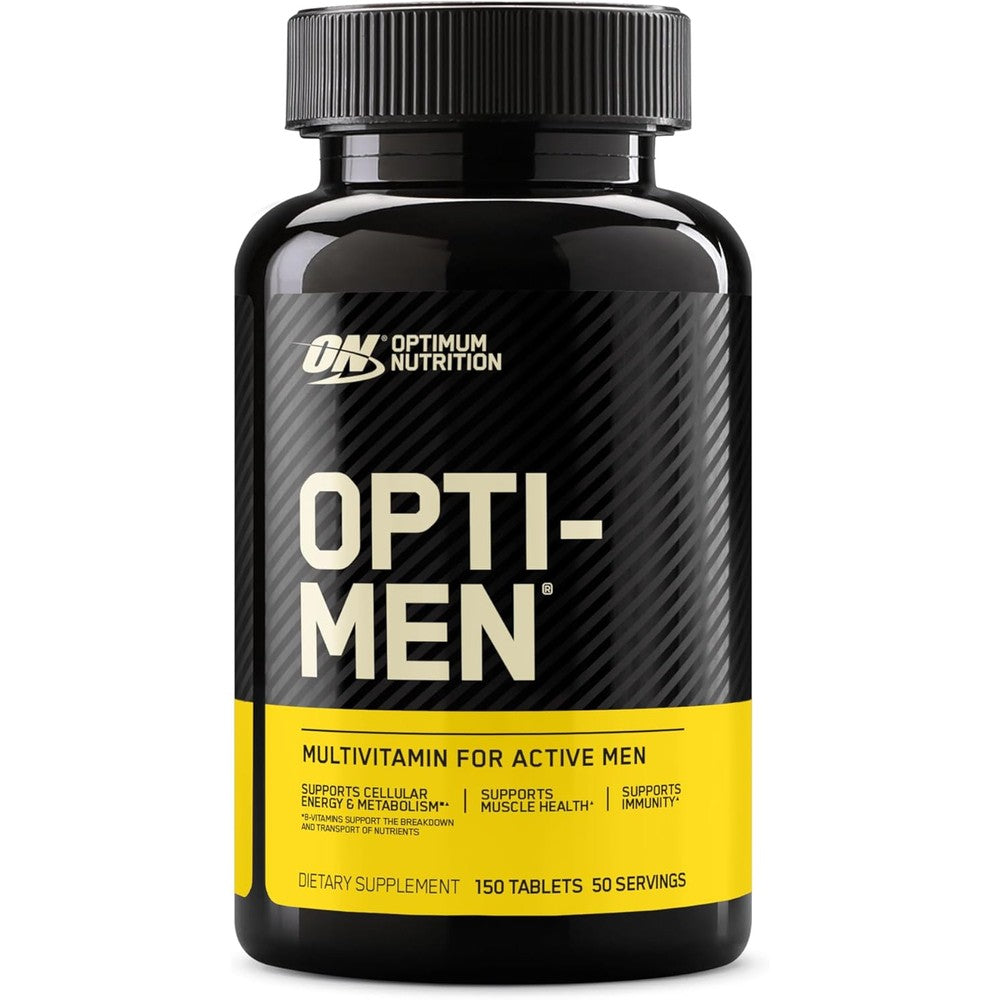 Optimum Nutrition Opti-Men daily multivitamin front view bottle packaging
