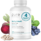 Pure Therapro Rx Methylated Multivitamin front view bottle packaging
