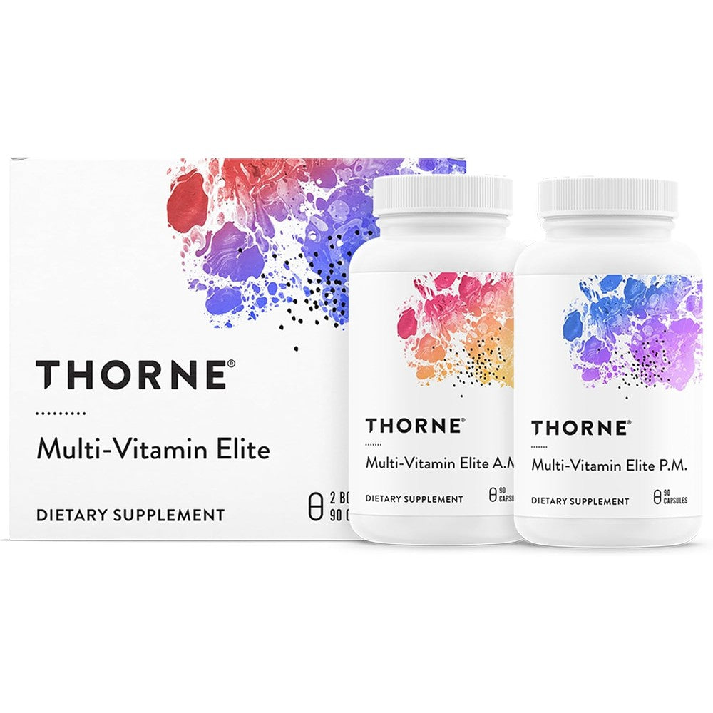 Thorne Multi Vitamin Elite supplement bottle front view