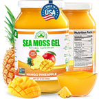 Eversmith Organics wildcrafted Irish sea moss gel front view jar container