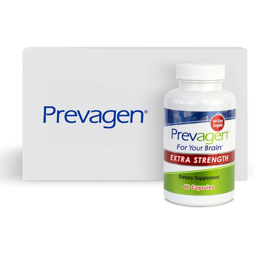 Prevagen Extra Strength 60 Capsules front box and bottle view