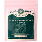 Vital Source Nutrition Premium Feminine Balance Gummies front pouch view supplement
