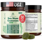 Natural Rems Sea Moss Gummies 16-In-1 Complex front view bottle packaging