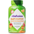 Vitafusion GLP-1 Support multivitamin front view bottle packaging with citrus berry flavor graphics.