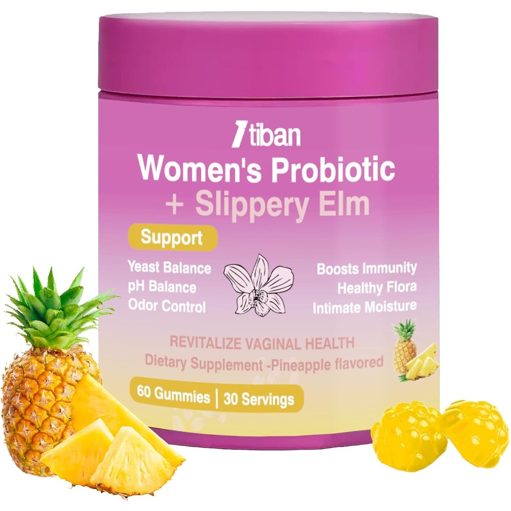 Itiban feminine vaginal probiotic gummies front view bottle
