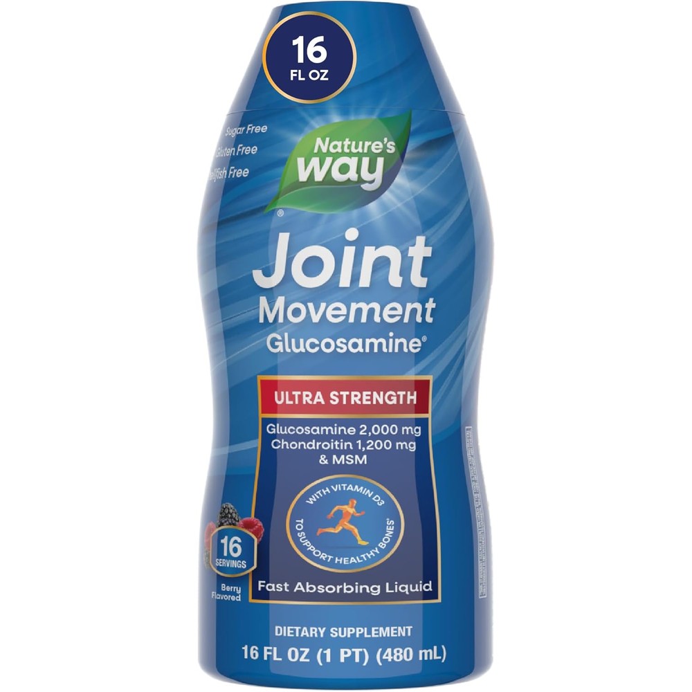 Nature's Way Joint Movement Glucosamine front view bottle