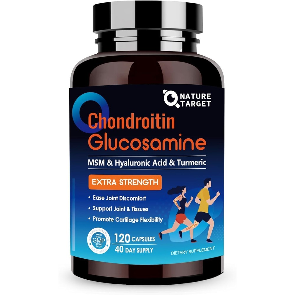 Nature Target Glucosamine Chondroitin MSM bottle front view