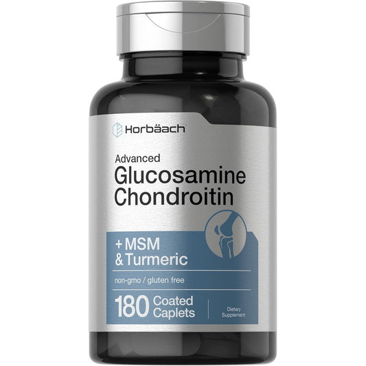 Horbäach Glucosamine Chondroitin 180 coated caplets for daily joint support