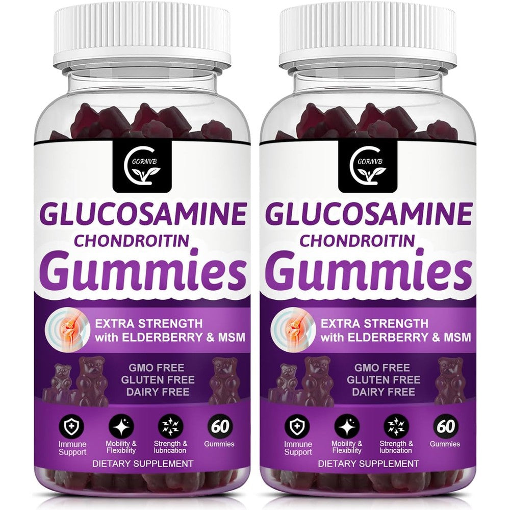 Gornvb Glucosamine Chondroitin Gummies front view packaging