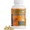 Bronson Glucosamine Chondroitin bottle with 90 advanced joint capsules
