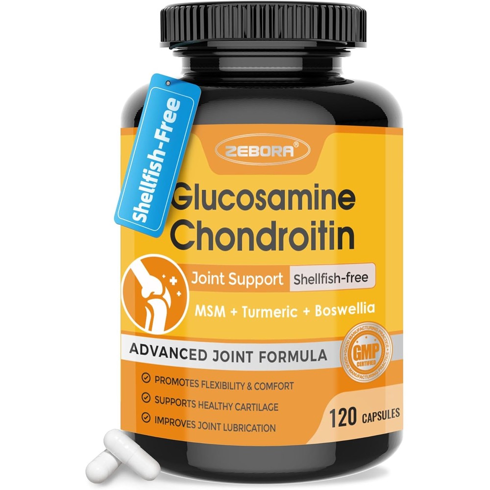 Zebora Glucosamine Chondroitin joint support supplement front view