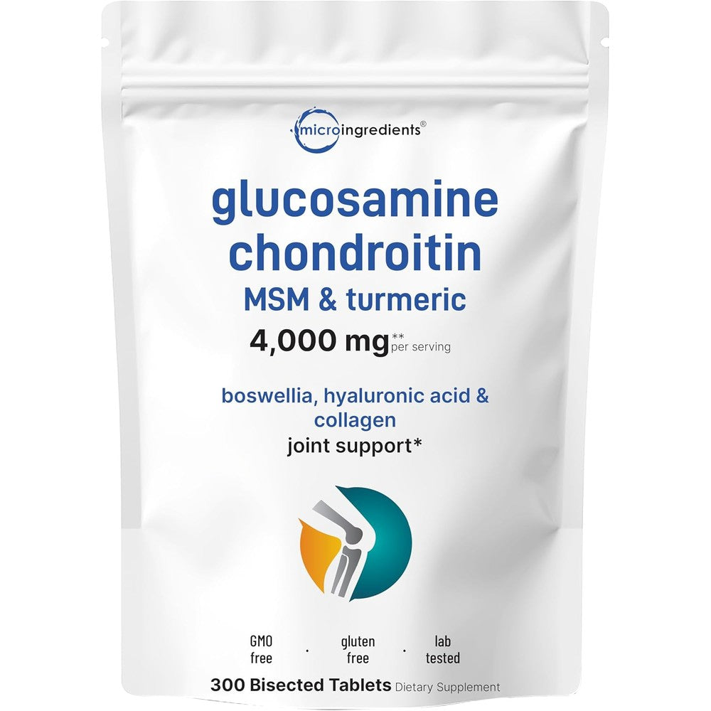Micro Ingredients Glucosamine Chondroitin MSM Turmeric front packaging