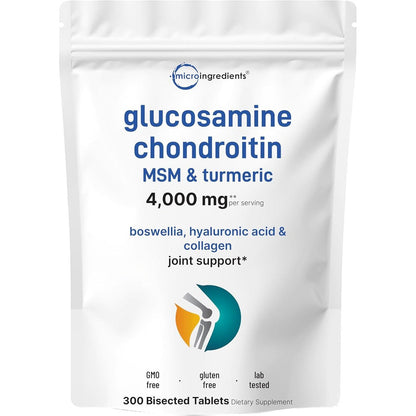 Micro Ingredients Glucosamine Chondroitin MSM Turmeric front packaging