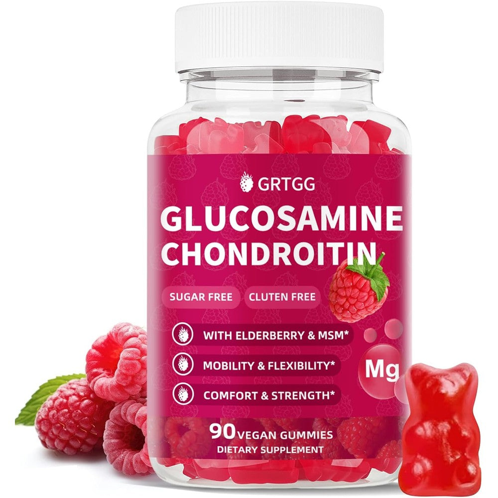 Zetelixia GRTGG Glucosamine Chondroitin Gummies front bottle view