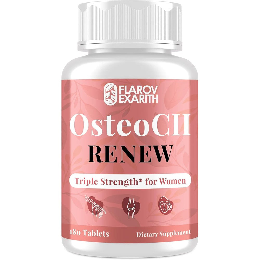 Flarovexarith OsteoCII Renew Triple Strength front bottle view