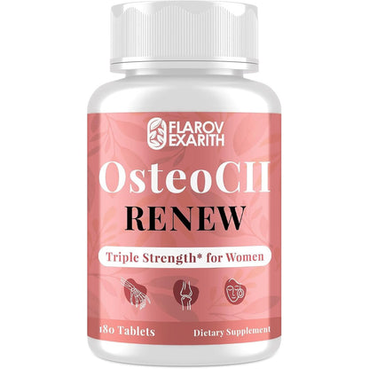 Flarovexarith OsteoCII Renew Triple Strength front bottle view