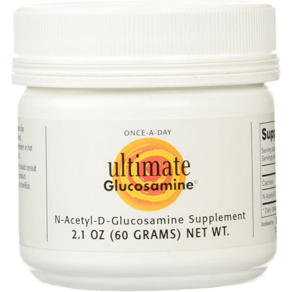 Wellesley Therapeutics Ultimate Glucosamine Powder jar front view showing joint support formula