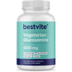 Bestvite Vegetarian Glucosamine 1000mg front view bottle packaging
