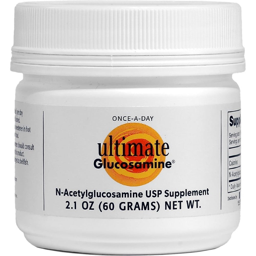 Ultimate Glucosamine mobility and comfort powder jar front view