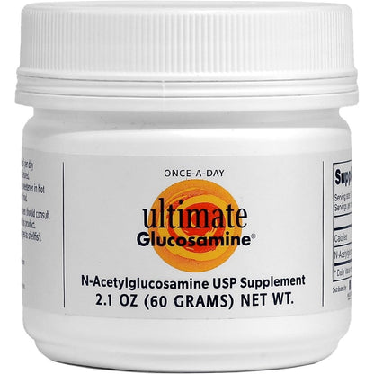 Wellesley Therapeutics Ultimate Glucosamine powder jar front view for joint support.