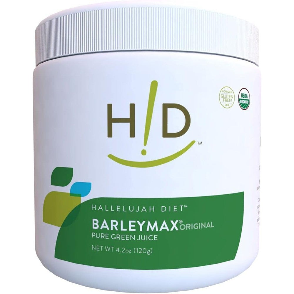 Hallelujah Diet Organic BarleyMax front view bottle