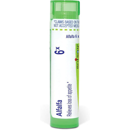Boiron Alfalfa 6X homeopathic medicine front view
