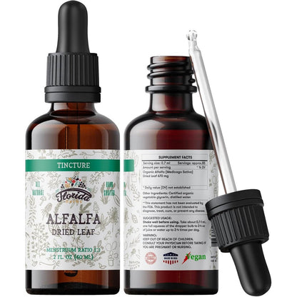 Florida Herbs Organic Alfalfa Tincture extract front view