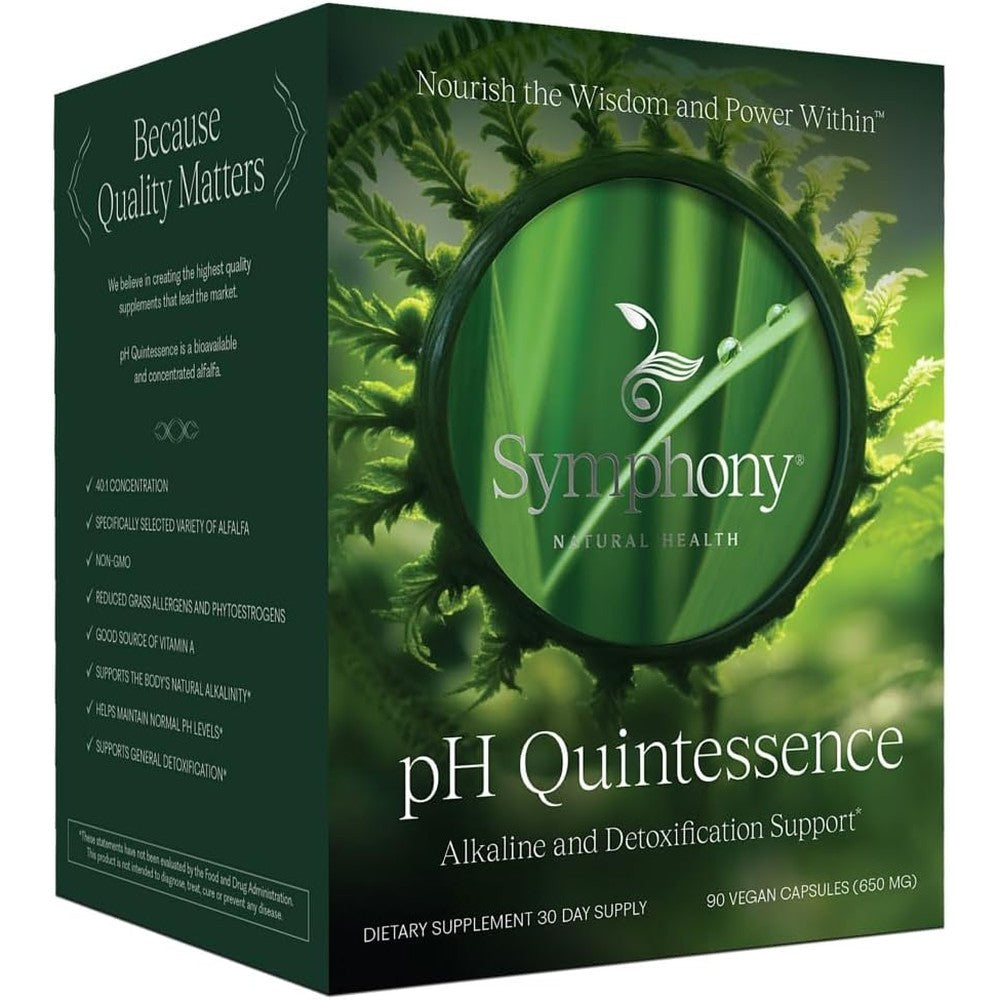 Symphony Natural Health pH Quintessence front view packaging
