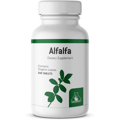 Graminex Alfalfa Green Superfood Tablets front view bottle