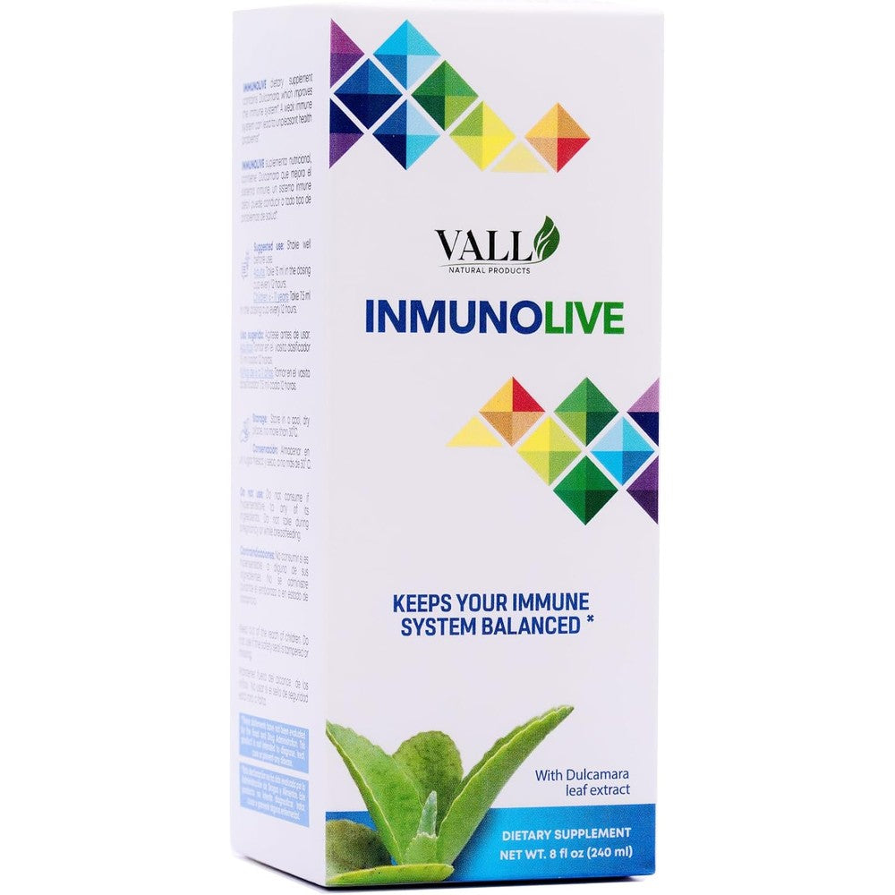 Vall Natural Products Inmunolive Alfalfa and Dulcamara oral solution front view