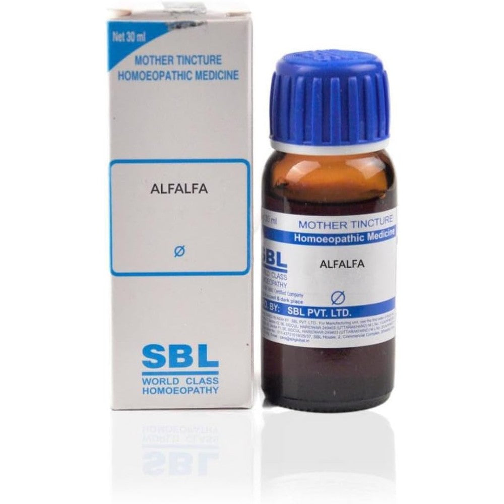 SBL Alfalfa Q Liquid Tincture 30ml front view bottle for natural wellness