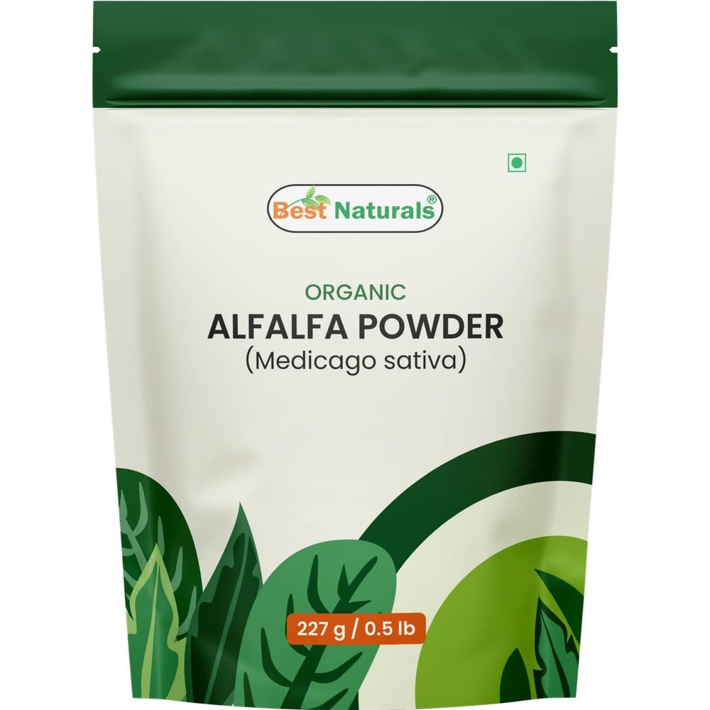 Best Naturals Certified Organic Alfalfa Powder front view packaging