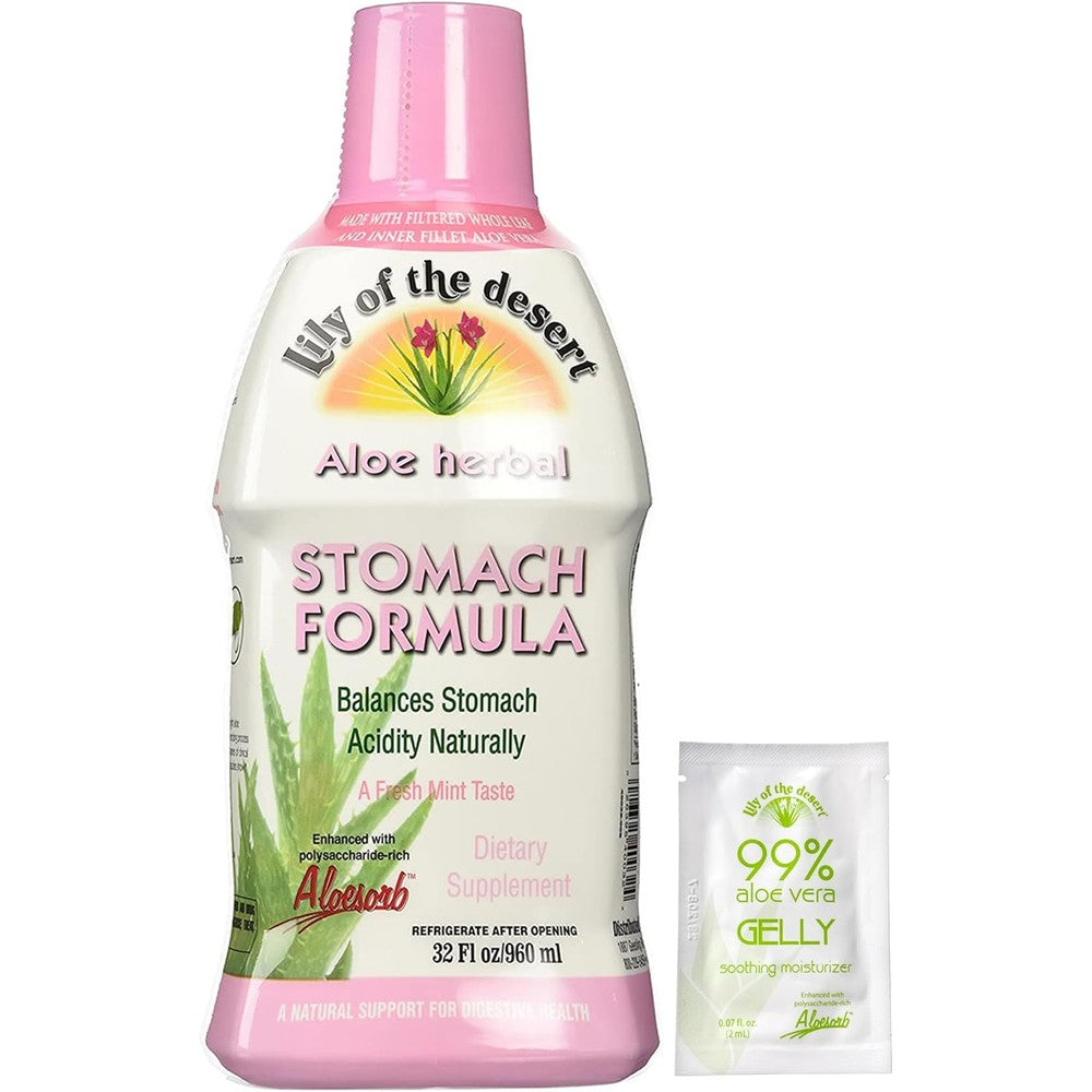 Lily of the Desert Stomach Formula 32 Fluid Ounces front view