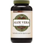 GNC Natural Brand Aloe Vera 180 softgel capsules bottle front view