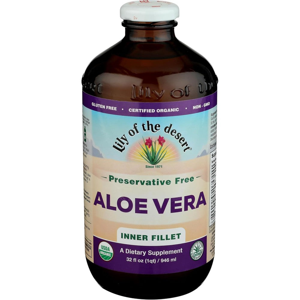 Lily Of The Desert Preservative Free Inner Fillet Aloe Vera Drink front view