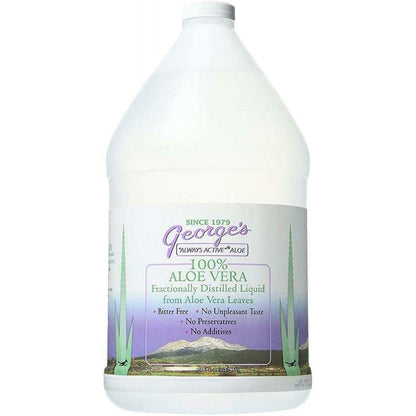 George's Always Active Aloe Vera 128 fluid ounce bottle front view