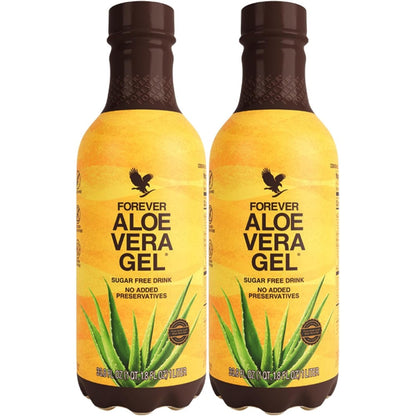 Forever Living 99.7 Percent Pure Inner Leaf Aloe Vera Gel 2 Pack front view