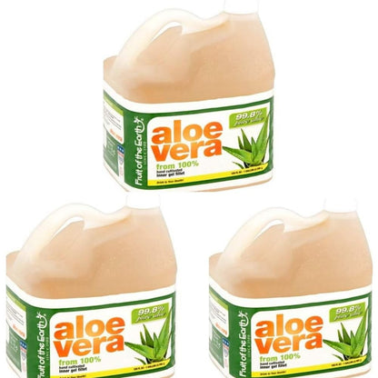 Fruit of the Earth Aloe Vera Juice 128 fluid ounce front view